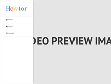 Tablet Screenshot of howtor.com